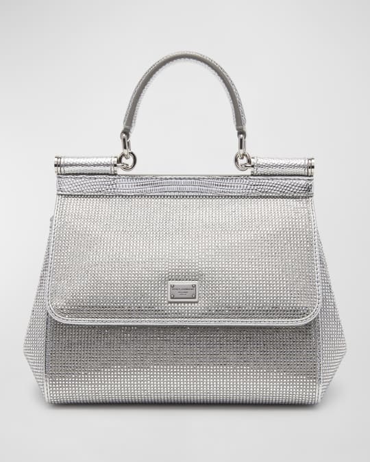Dolce&Gabbana Sicily Crystal-Embellished Top-Handle Bag Dolce&Gabbana Sicily Crystal-Embellished Top-Handle Bag