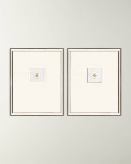 "Insect Intaglio I",  Set of 2 
