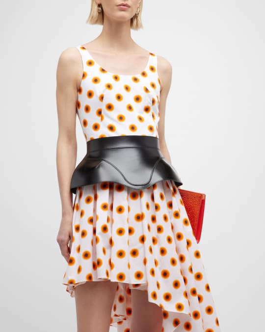 Alexander McQueen Peplum Leather Corset Belt Neiman Marcus