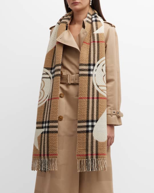 Burberry scarf top neiman marcus