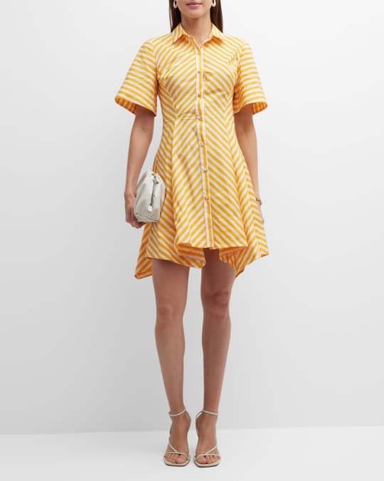 lela rose shirt dress NWOT LELA ROSE Open Neck Floral Print Cotton Shirt dress Sz 18 Org $1,390
