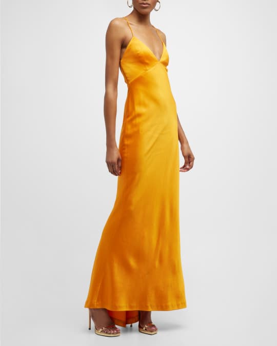 Alice and olivia satin dress sale