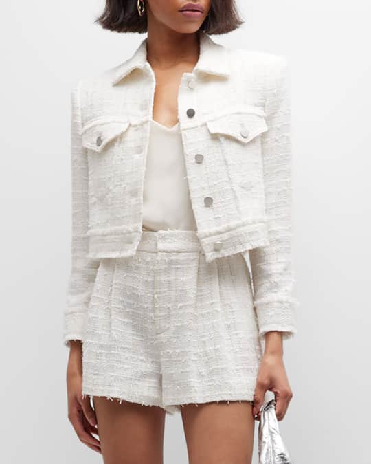 Javie Tweed Cropped Jacket – Parisian Chic, Modern Edge