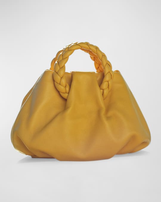 HEREU Braided Leather Top-Handle Bag | Neiman Marcus