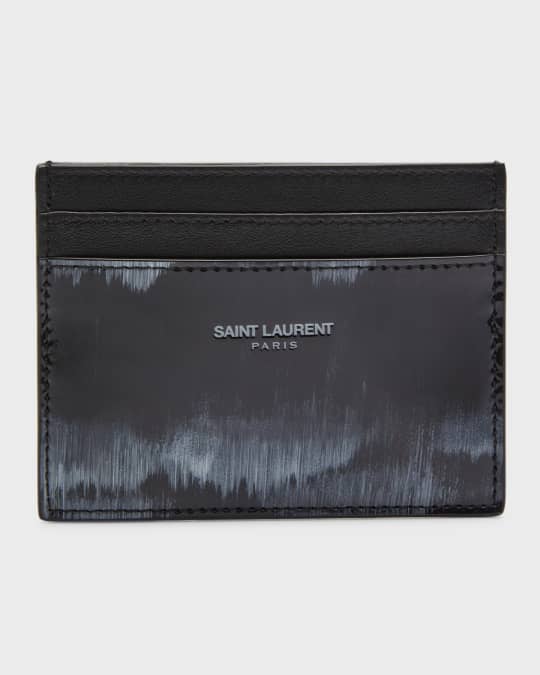 Saint laurent card holder mens top