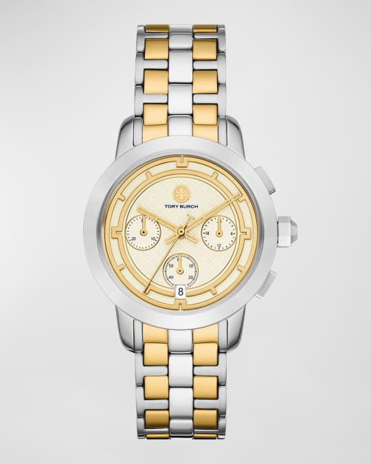 Tory Burch The Tory Chronograph Watch - Two-Tone Stainless