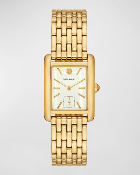 TORY BURCH The EleanorウォッチレザーGold Tone StainlessSteel Tory Burch The Eleanor Watch - Gold-Tone Stainless Steel