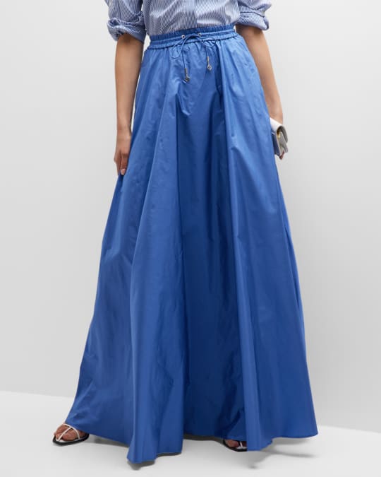 Ralph Lauren Collection Emilien Silk Taffeta Maxi Skirt