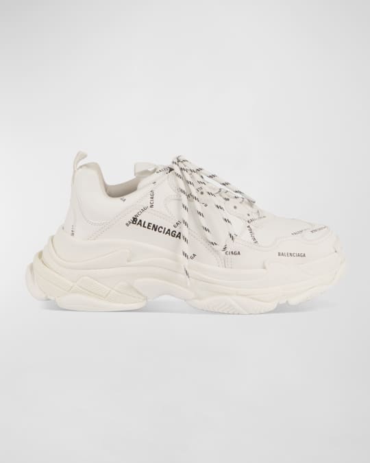 Men's Allover Logo Triple S Sneakers