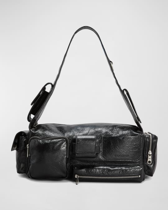 【最終】Balenciaga SUPERBUSY sling bag Small Balenciaga Superbusy Small Sling Shoulder Bag in Denim | Saks