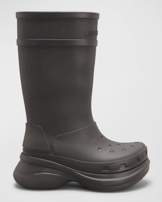 靴 balenciaga crocs boots black Women's Crocs™ Boot in Black | Balenciaga US