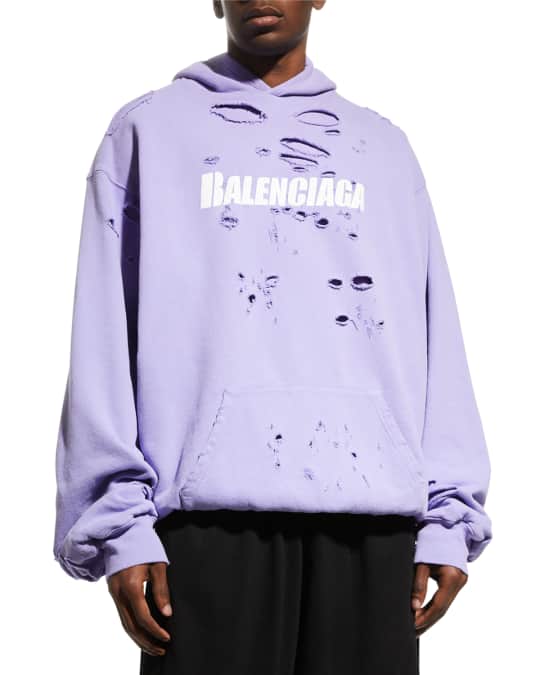 Balenciaga double hem hoodie deals