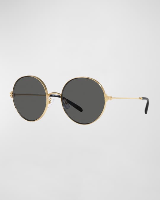 T-Monogram Round Metal & Plastic Sunglasses 