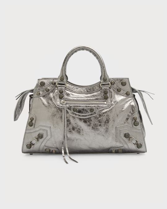 Metallic balenciaga bag on sale