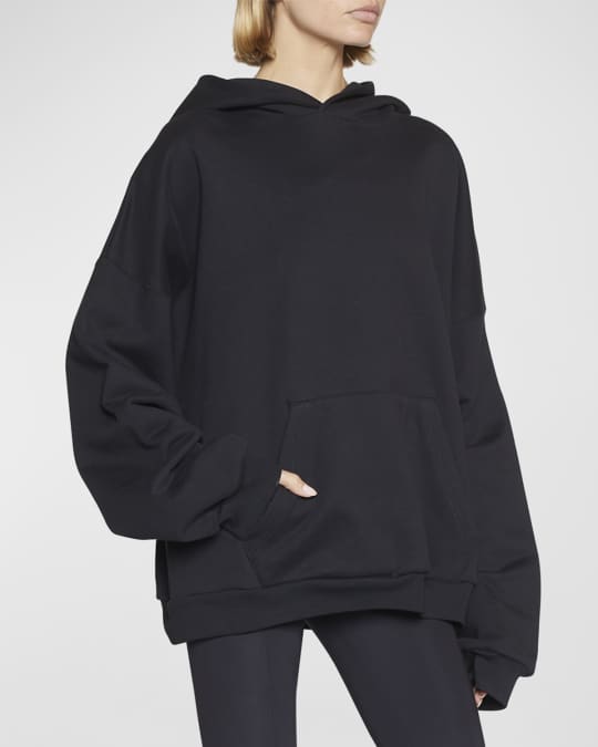 Care Label-Print Medium Fit Hoodie