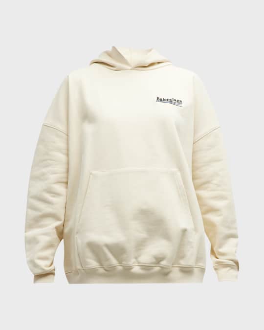 ●送料込●BALENCIAGA●Political Campaign フーディ Large Fit Balenciaga Political Campaign Hoodie Large Fit | Neiman Marcus