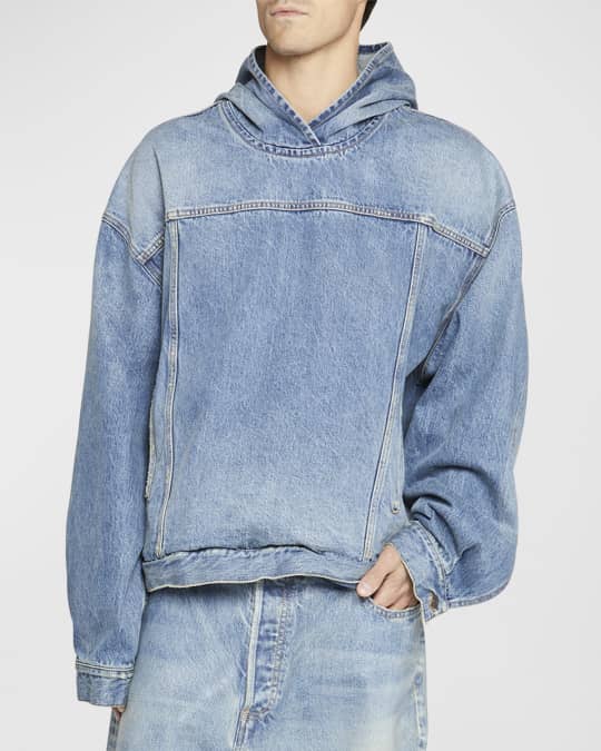 Jean pullover hoodie best sale