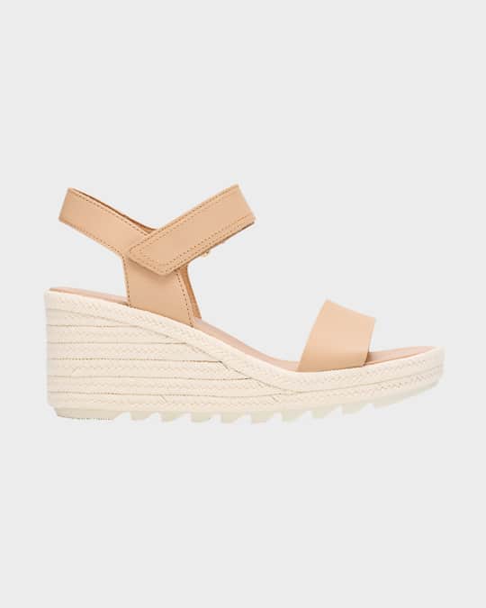 Cameron Leather Grip Espadrille Sandals