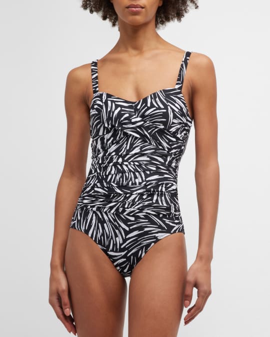 Women's Swan One Piece Swim Suit In