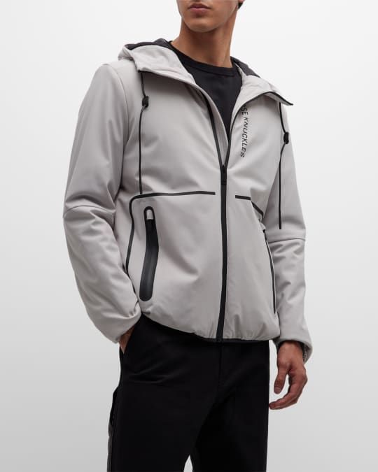 Louis Vuitton Shiny Nylon Sporty Hooded Jacket, Green, 40