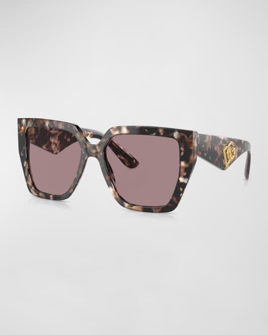 Oversized Acetate Cat-Eye Sunglasses 