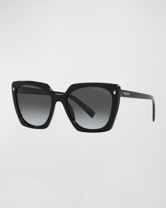 Prada Logo Square Acetate Sunglasses | Neiman Marcus