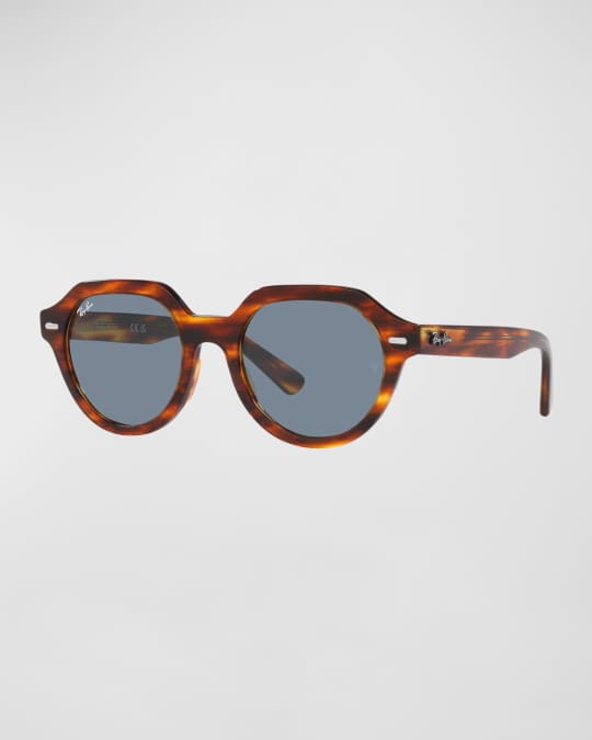 Gina Square Plastic & Crystal Sunglasses, 53MM