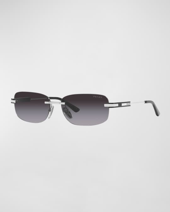 Rimless prada sunglasses deals