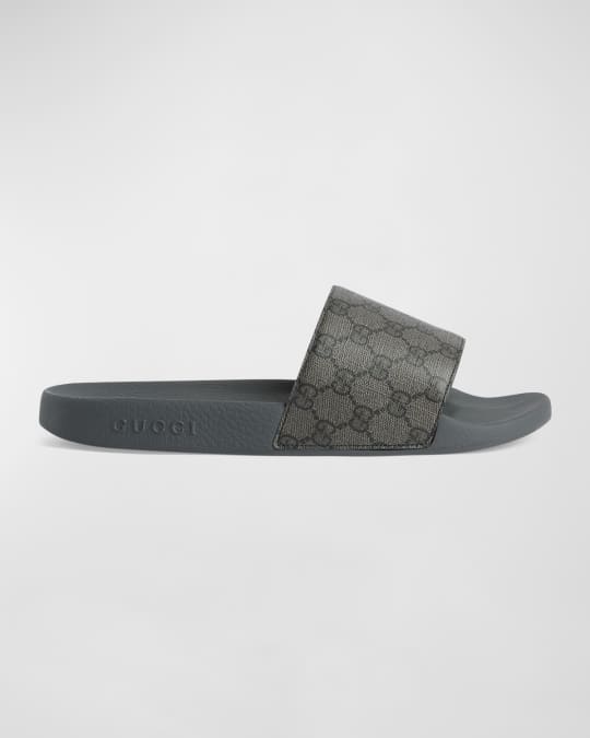 Men's GG Supreme Canvas Slide Sandals