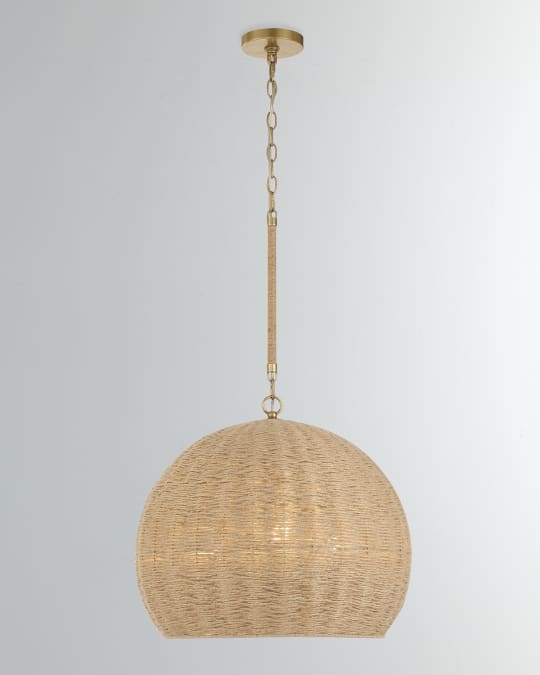 Crystorama Jace 3Light Soft Gold Pendant Light Neiman Marcus