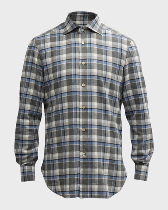 F/X Fusion Plaid Sport Shirt in Big Man Sizes
