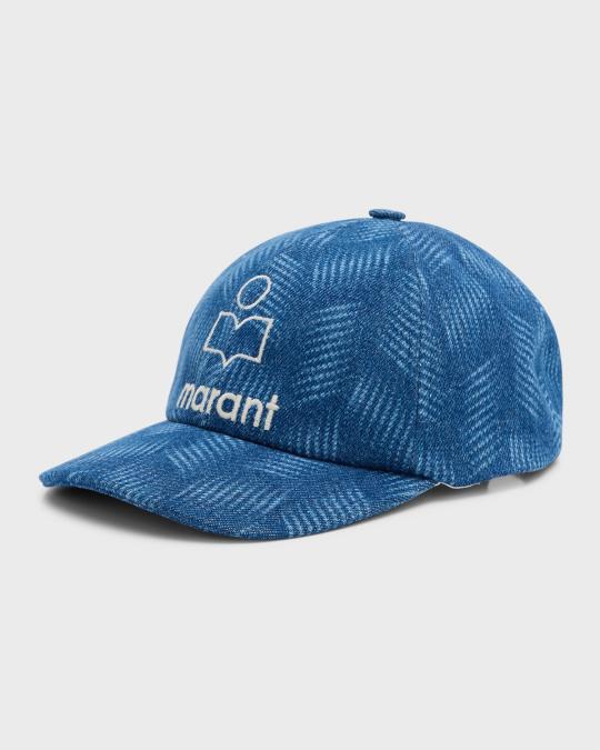 Isabel Marant Blue Denim Cap Isabel Marant Blue Denim Tyron Hat - ShopStyle main image 3