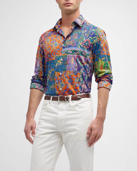 Ralph Lauren Purple Label Men's Philip Paisley Sport Shirt