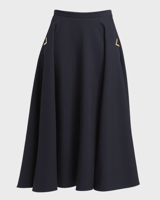 VIP【送料関税込】VALENTINO CREPE COUTURE SKIRT Crepe Couture miniskirt in pink - Valentino | Mytheresa