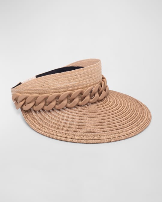Ricky Hemp Visor With Chain Band 