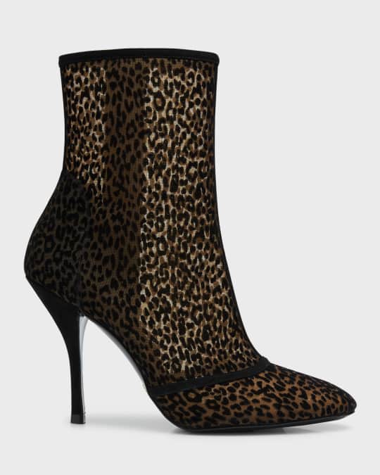 Stuart weitzman leopard best sale booties