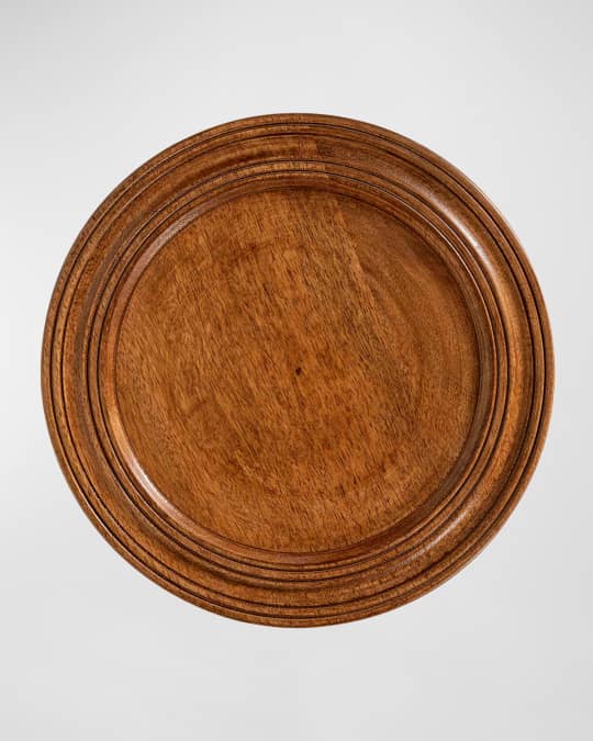 Bilbao Wood Charger, 14"
