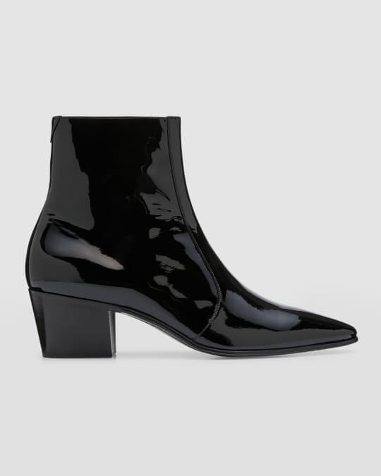 Saint laurent wyatt zip boots outlet