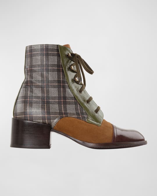 Chie mihara low heel lace up boots sales