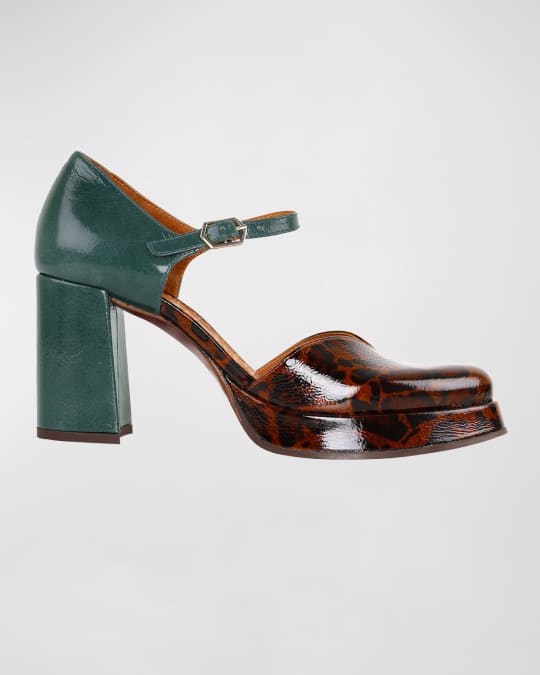 Leopard mary jane pumps store