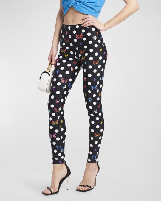 Women's All-over Logo Leggings by Versace