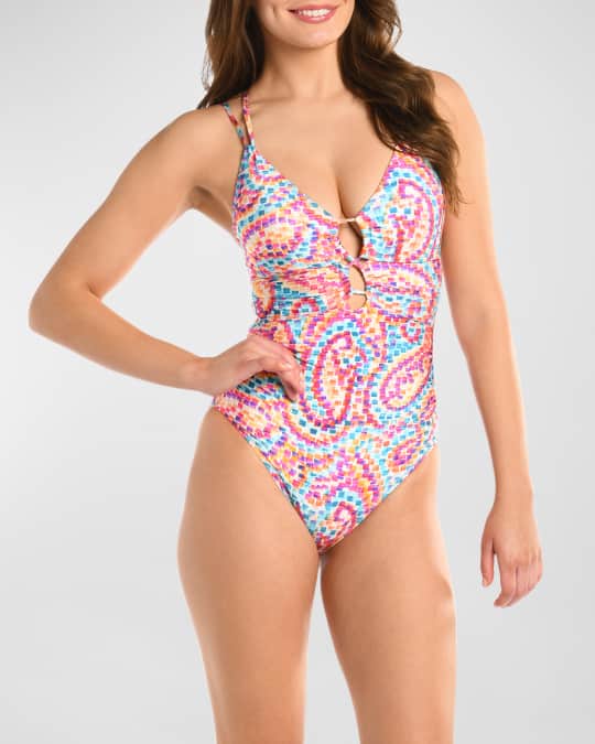 La blanca lace up one piece 2025