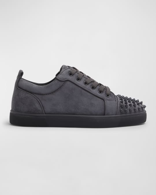 Christian louboutin shop grey suede mens
