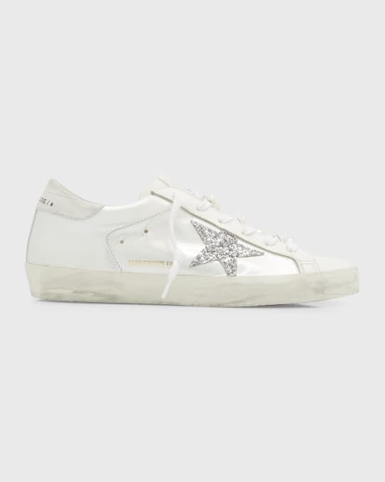 Superstar Pearly Glitter Low-Top Sneakers