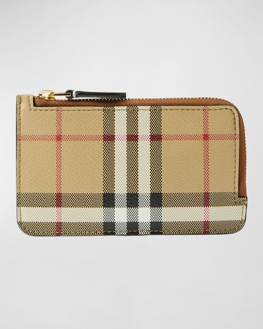Somerset Check Zip Wallet 