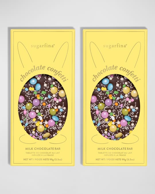 Sugarfina Confetti Milk Chocolate Bar 2 Pack Kit (Easter 2023