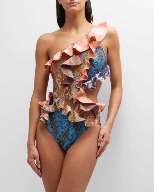 Neiman marcus one piece swimsuits top