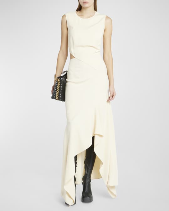 Stella McCartney Cutout Sleeveless High-Low Gown | Neiman Marcus