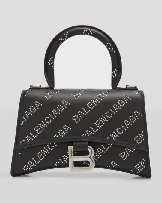 Hourglass xs top handle bag balenciaga hotsell