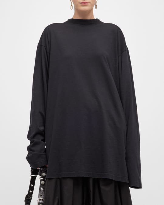 Balenciaga Balenciaga Long Sleeve T Shirt Oversized | Neiman Marcus